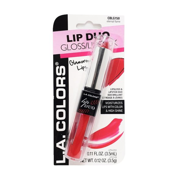 L.A. Colors Duo Lipstick/ Lip gloss Eternal Flame - Picture 1 of 6